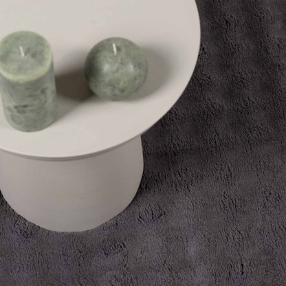 Bereichsteppiche Rund SIROLO Anthrazit Ø 200 CM Polyester