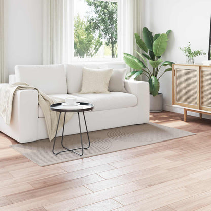 vidaXL Bereichsteppiche Rechtwinklig HUARTE Creme 150 x 80 cm