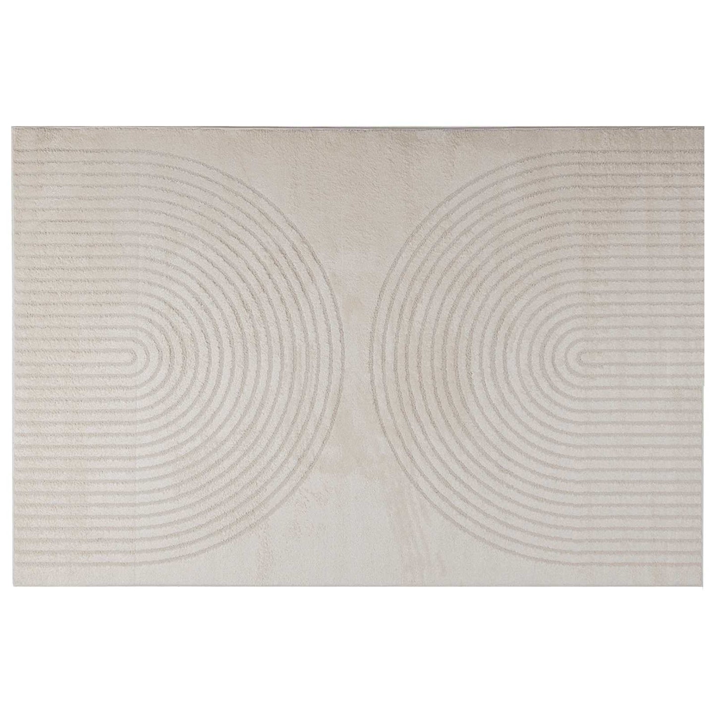 vidaXL Bereichsteppiche HUARTE Creme 230 x 160 cm Polyester