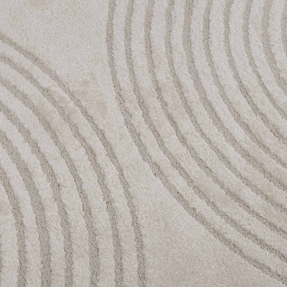 vidaXL Bereichsteppiche HUARTE Creme 340 x 240 cm Polyester