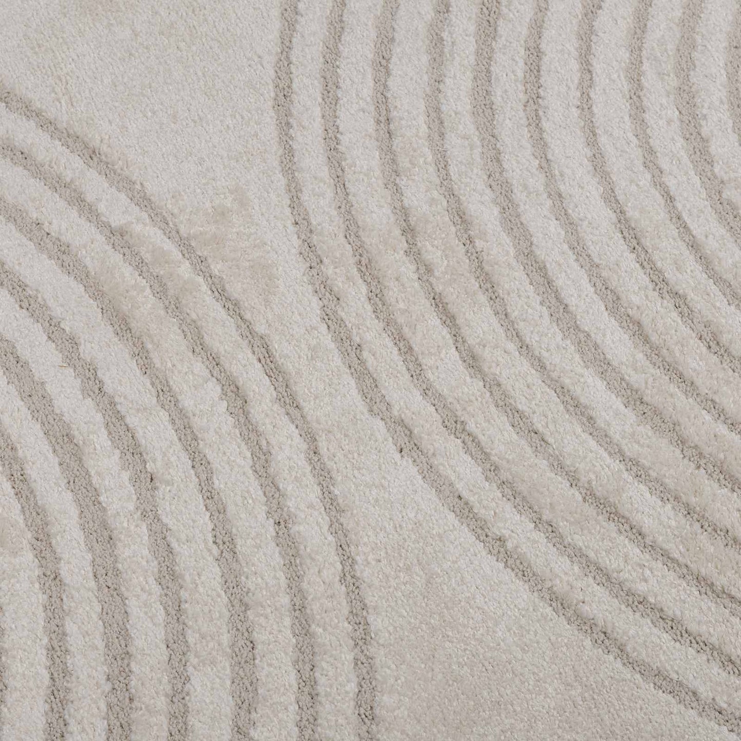 vidaXL Bereichsteppiche Quadratisch HUARTE Creme 240 x 240 cm