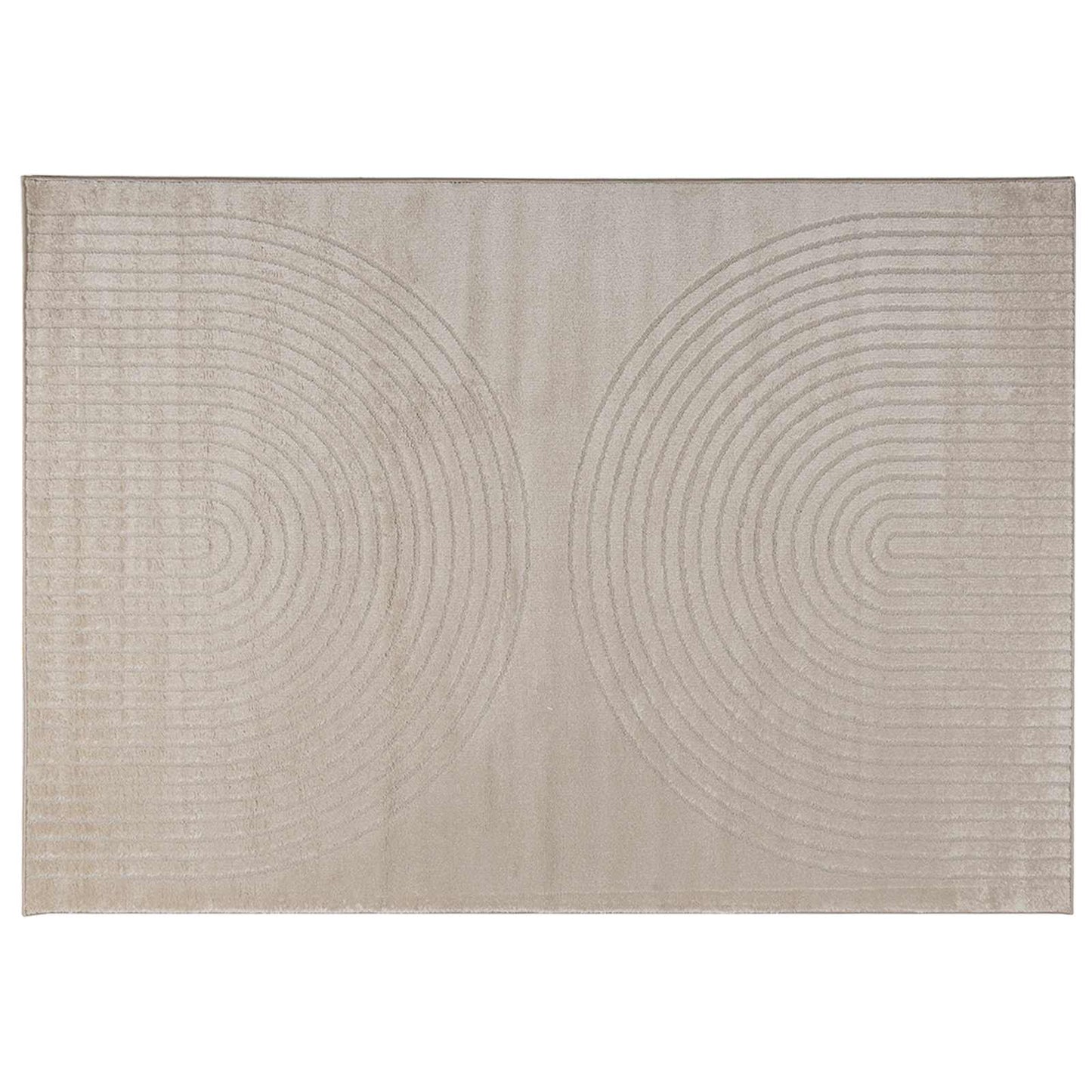 vidaXL Bereichsteppiche HUARTE Beige 170 x 120 cm Polyester