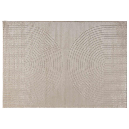 vidaXL Bereichsteppiche HUARTE Beige 170 x 120 cm Polyester
