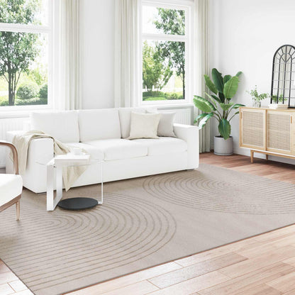 vidaXL Bereichsteppiche HUARTE Beige 340 x 240 cm Polyester