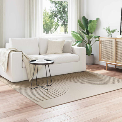 vidaXL Bereichsteppiche Quadratisch HUARTE Beige 120 x 120 cm