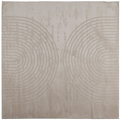 vidaXL Bereichsteppiche Quadratisch HUARTE Beige 120 x 120 cm