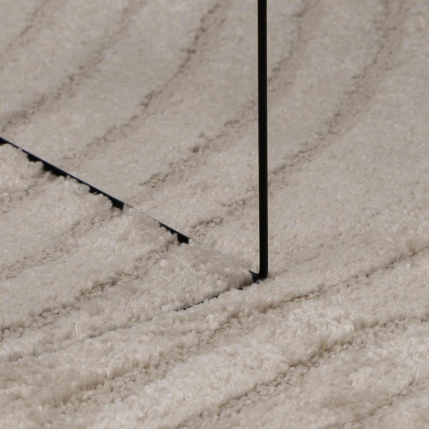 Bereichsteppiche Quadratisch GALATI Beige 200 x 200 cm