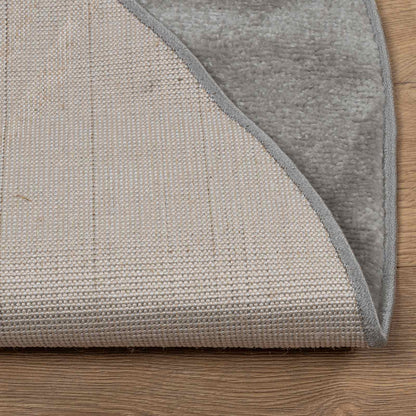 vidaXL Bereichsteppiche Rund HUARTE Grau Ø 160 CM Polyester