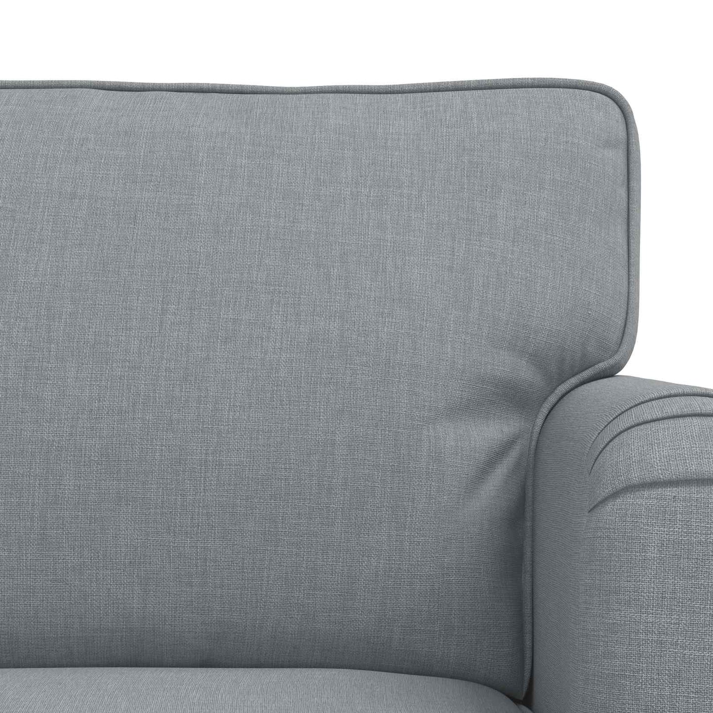vidaXL Sofa 2 pcs Hellgrau 144 x 80 x 85 cm Stoff