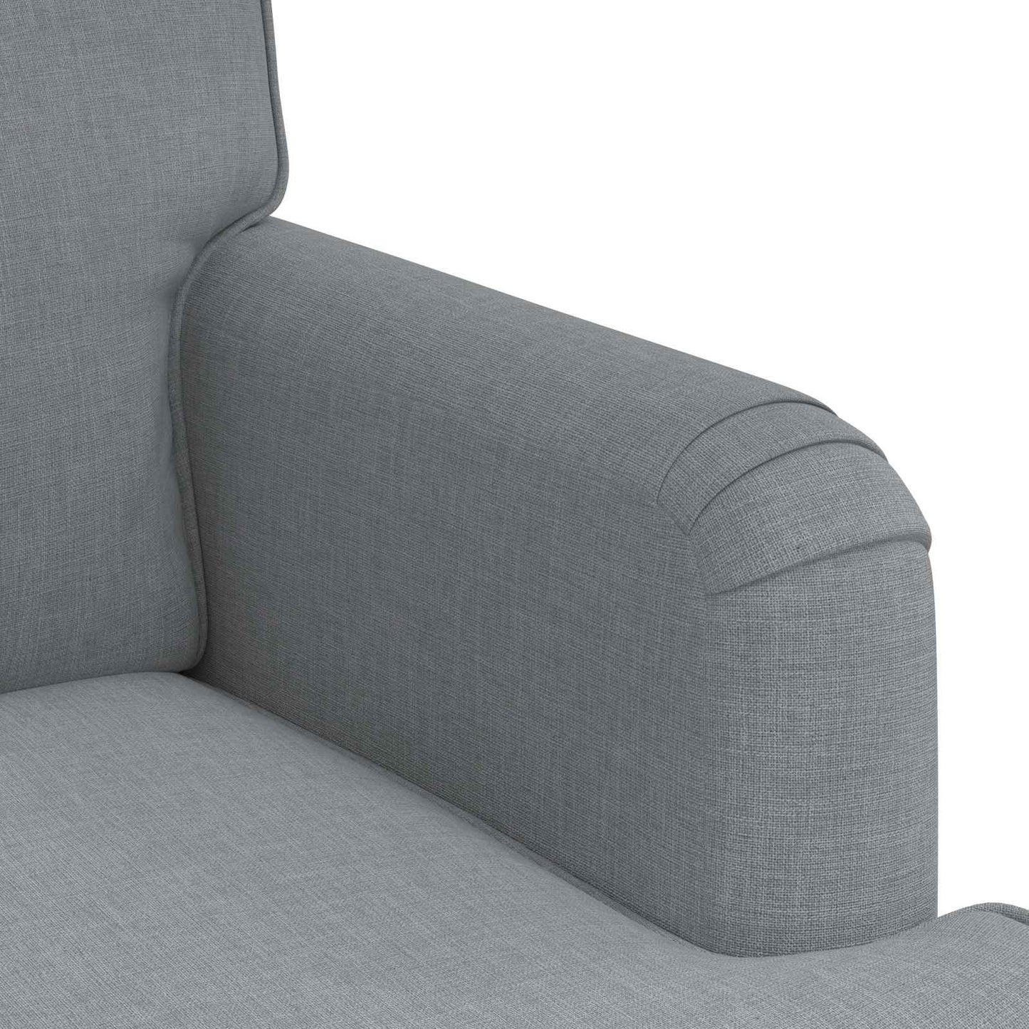 vidaXL Sofa 2 pcs Hellgrau 144 x 80 x 85 cm Stoff