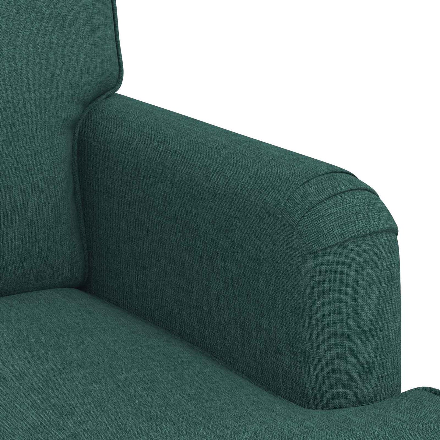 Sofa Set 2 pcs Dunkelgrün 144 x 80 x 85 cm Stoff