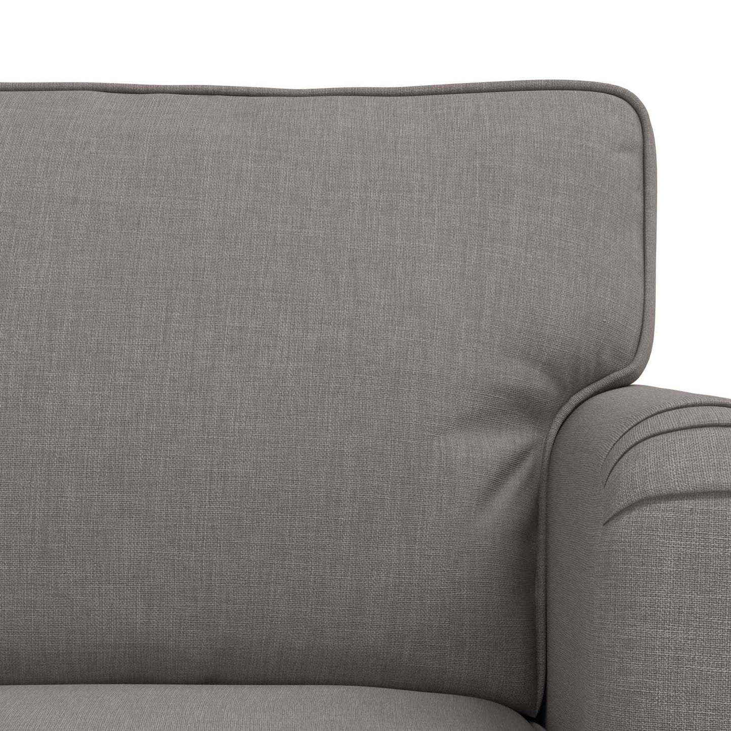 vidaXL Sofa 2 pcs Taupe 144 x 80 x 85 cm Stoff