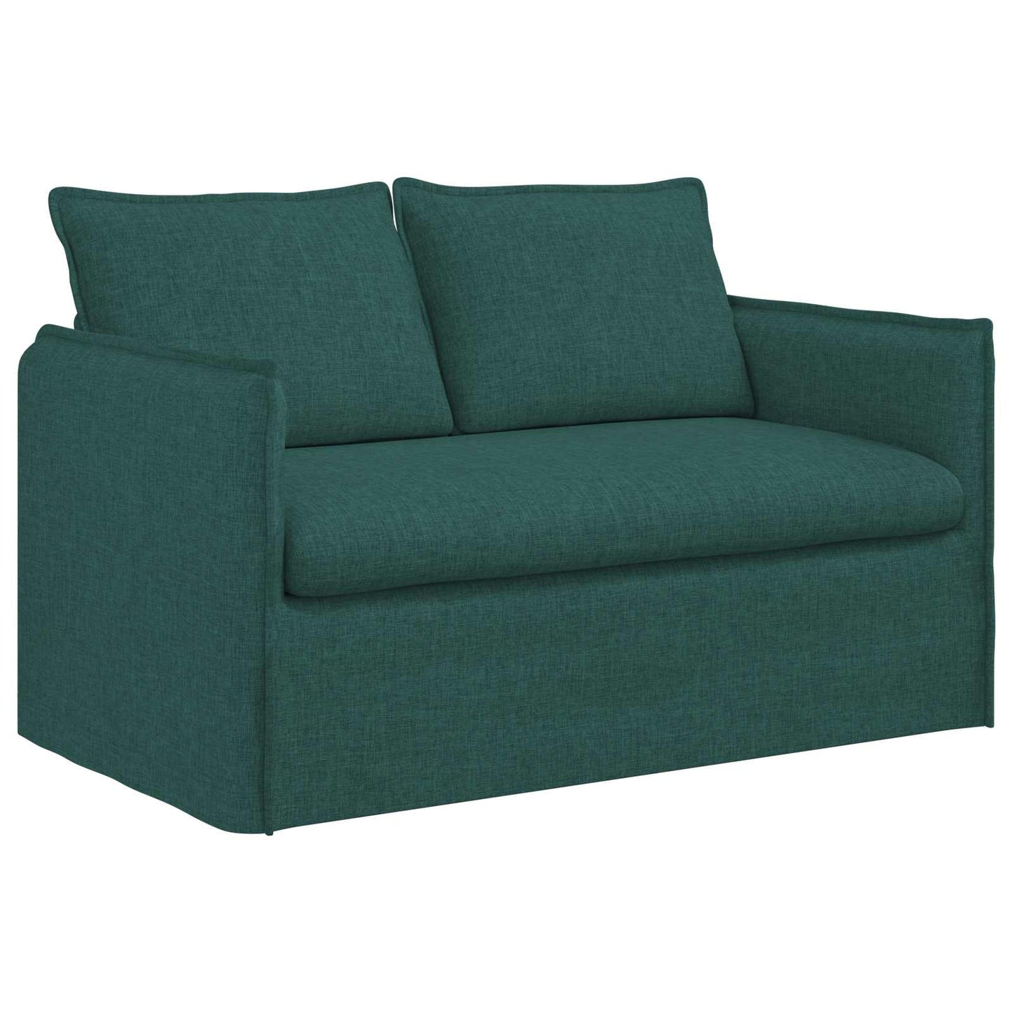 vidaXL Sofa 2 pcs Dunkelgrün 196 x 82 x 85 cm Stoff