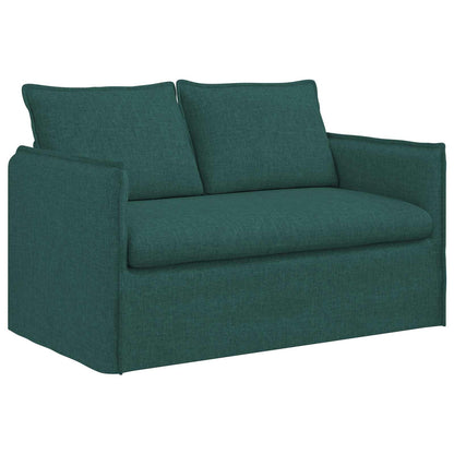 vidaXL Sofa 2 pcs Dunkelgrün 196 x 82 x 85 cm Stoff
