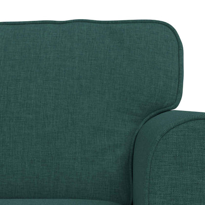 vidaXL Sofa 2 pcs Dunkelgrün 175 x 82 x 80 cm Stoff