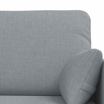vidaXL Sofa 2 pcs Hellgrau 158 x 78 x 80 cm Stoff