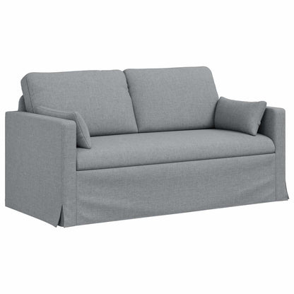 vidaXL Sofa 2 pcs Hellgrau 158 x 78 x 80 cm Stoff