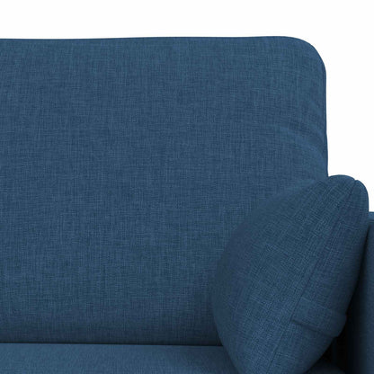 vidaXL Sofa 2 pcs Blau 158 x 78 x 80 cm Stoff