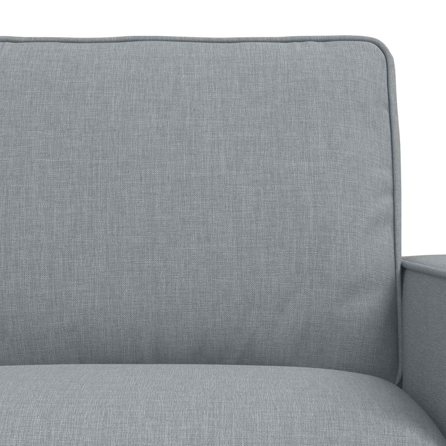 vidaXL Sofa 2 pcs Hellgrau 182 x 80 x 82 cm Stoff