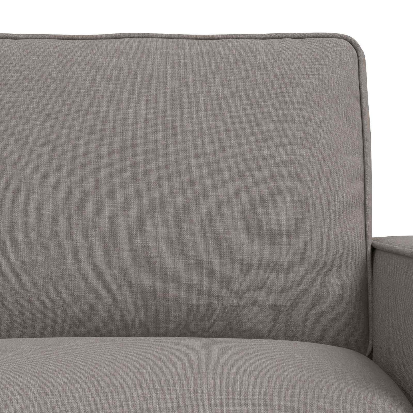 Sofa 2 pcs Taupe 182 x 80 x 82 cm Stoff