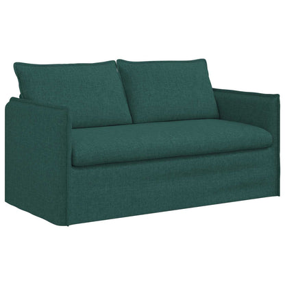 Sofa 2 pcs Dunkelgrün 196 x 82 x 85 cm Stoff