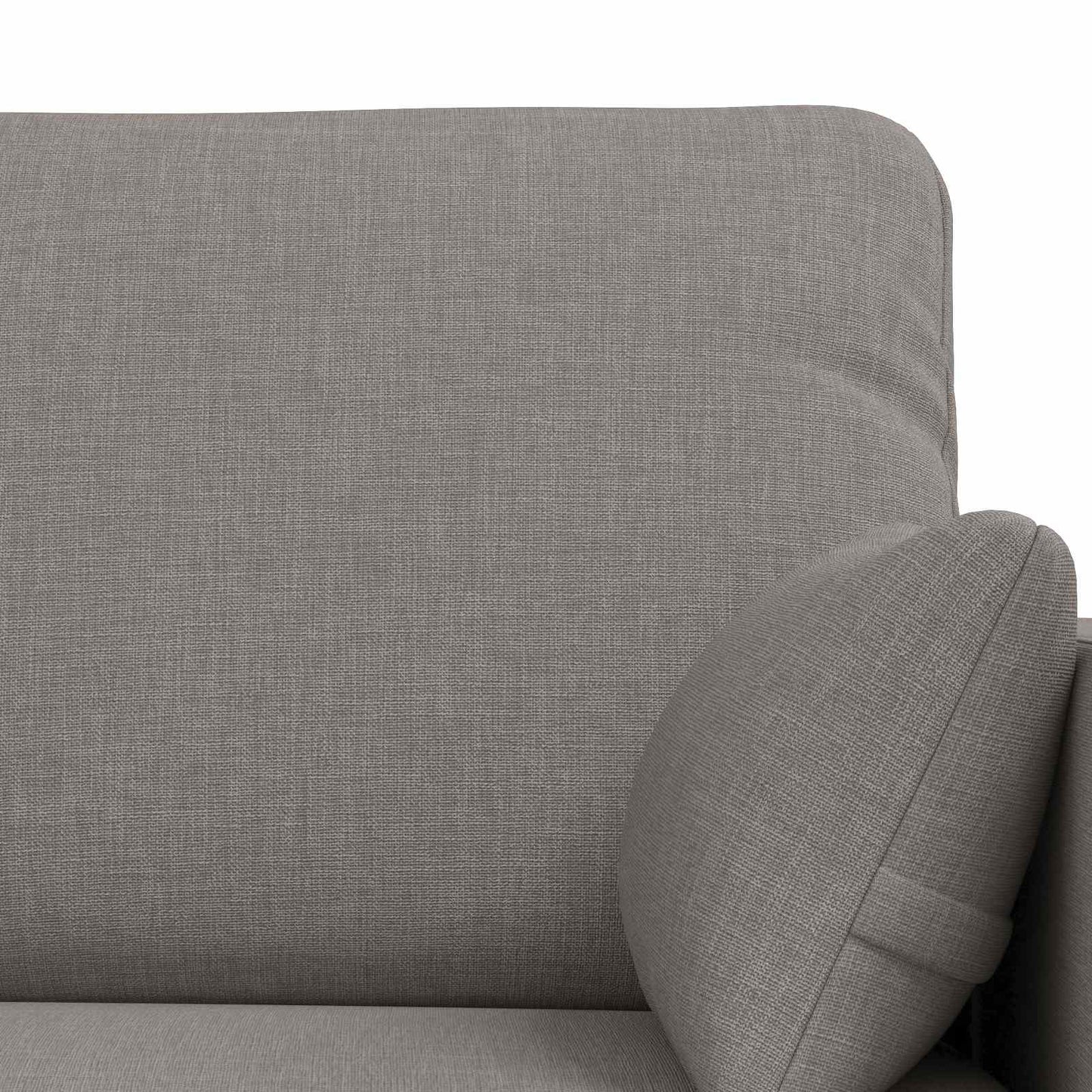 vidaXL Sofa 2 pcs Taupe 198 x 78 x 80 cm Stoff