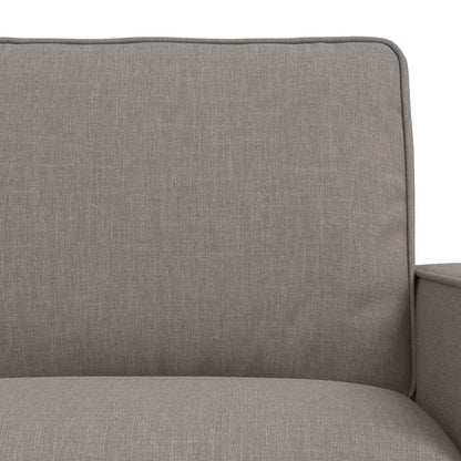 vidaXL Sofa 2 pcs Taupe 182 x 80 x 82 cm Stoff