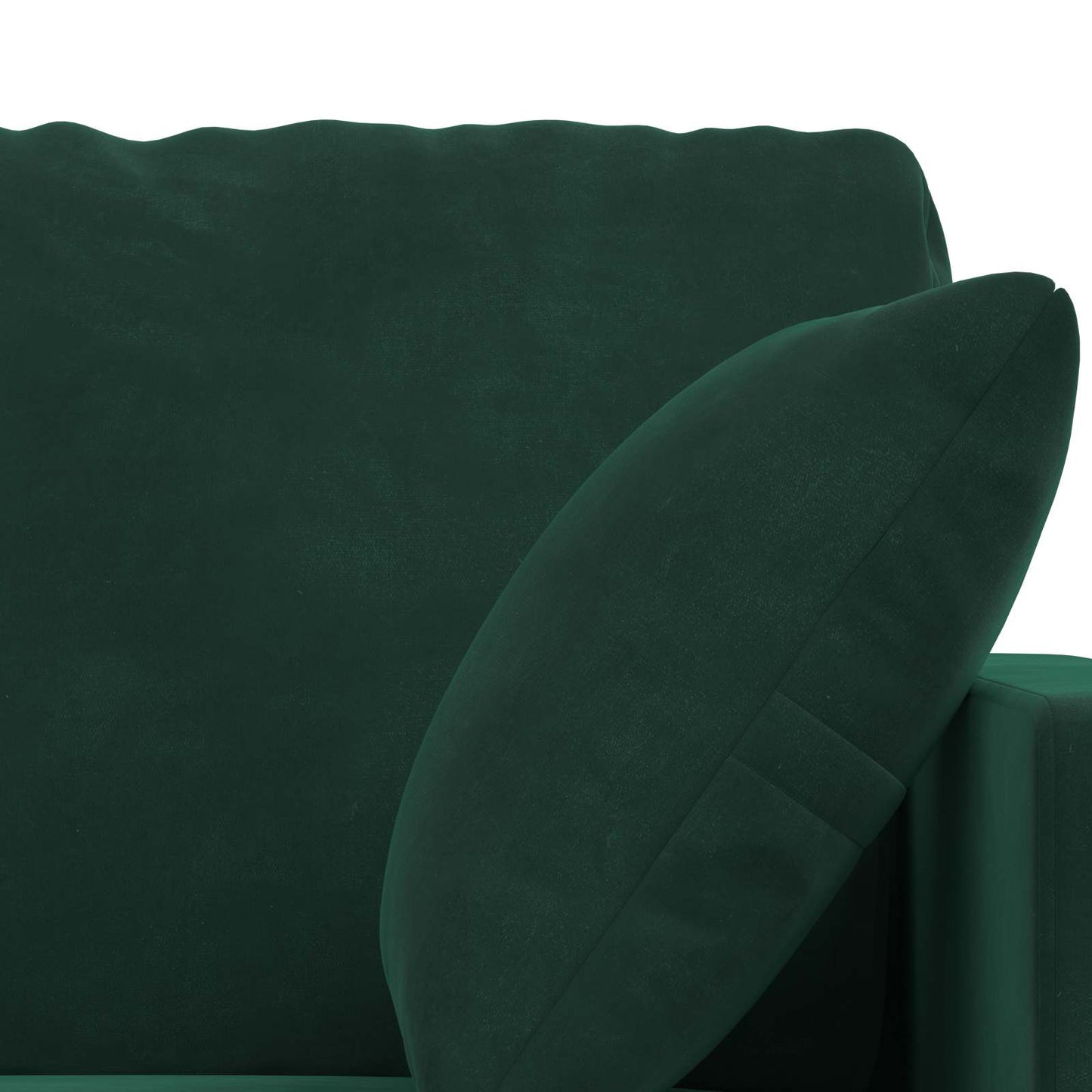 vidaXL Sofa 2 pcs Dunkelgrün 198 x 78 x 80 cm Samt