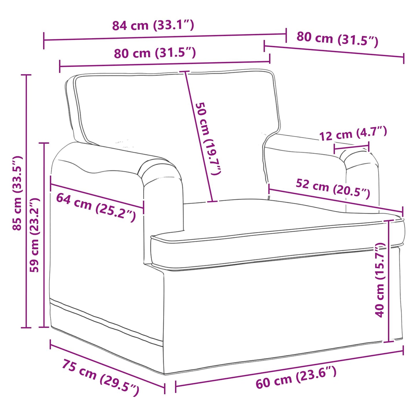 vidaXL Sofa 2 pcs Blau 144 x 80 x 85 cm Stoff