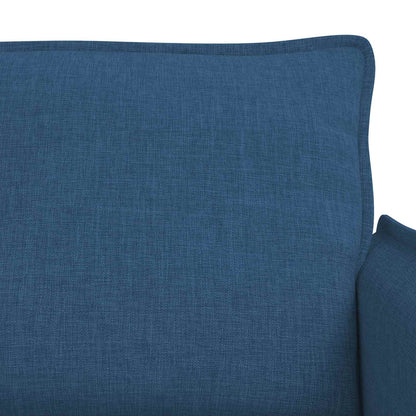 vidaXL Sofa 2 pcs Blau 196 x 82 x 85 cm Stoff