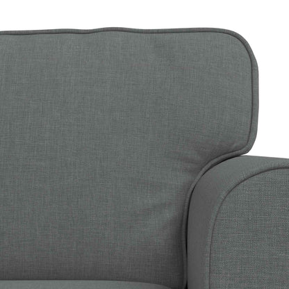 vidaXL Sofa 2 pcs Dunkelgrau 245 x 82 x 80 cm Stoff