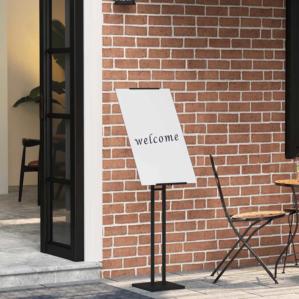 Messestände 2 pcs Schwarz 26,5 x 26,5 x 150 cm Stahl