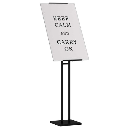 Messestände 2 pcs Schwarz 26,5 x 26,5 x 150 cm Stahl