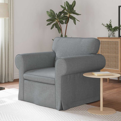 vidaXL Sofa Hellgrau 215 x 82 x 80 cm Stoff