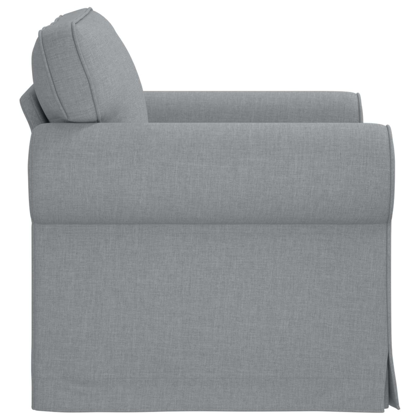 vidaXL Sofa Hellgrau 215 x 82 x 80 cm Stoff