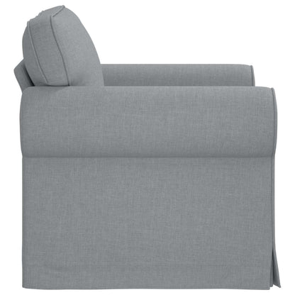 vidaXL Sofa Hellgrau 215 x 82 x 80 cm Stoff