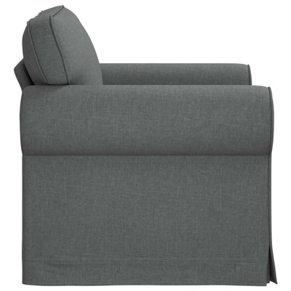 vidaXL Sofa Dunkelgrau 215 x 82 x 80 cm Stoff