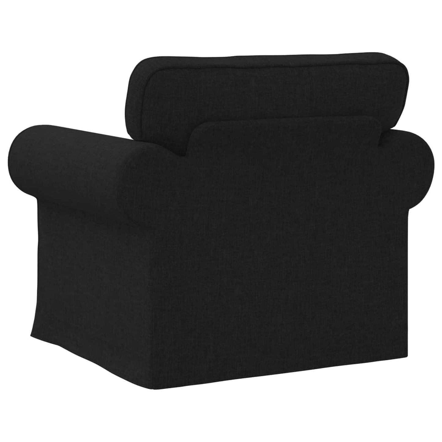 vidaXL Sofa Schwarz 215 x 82 x 80 cm Stoff