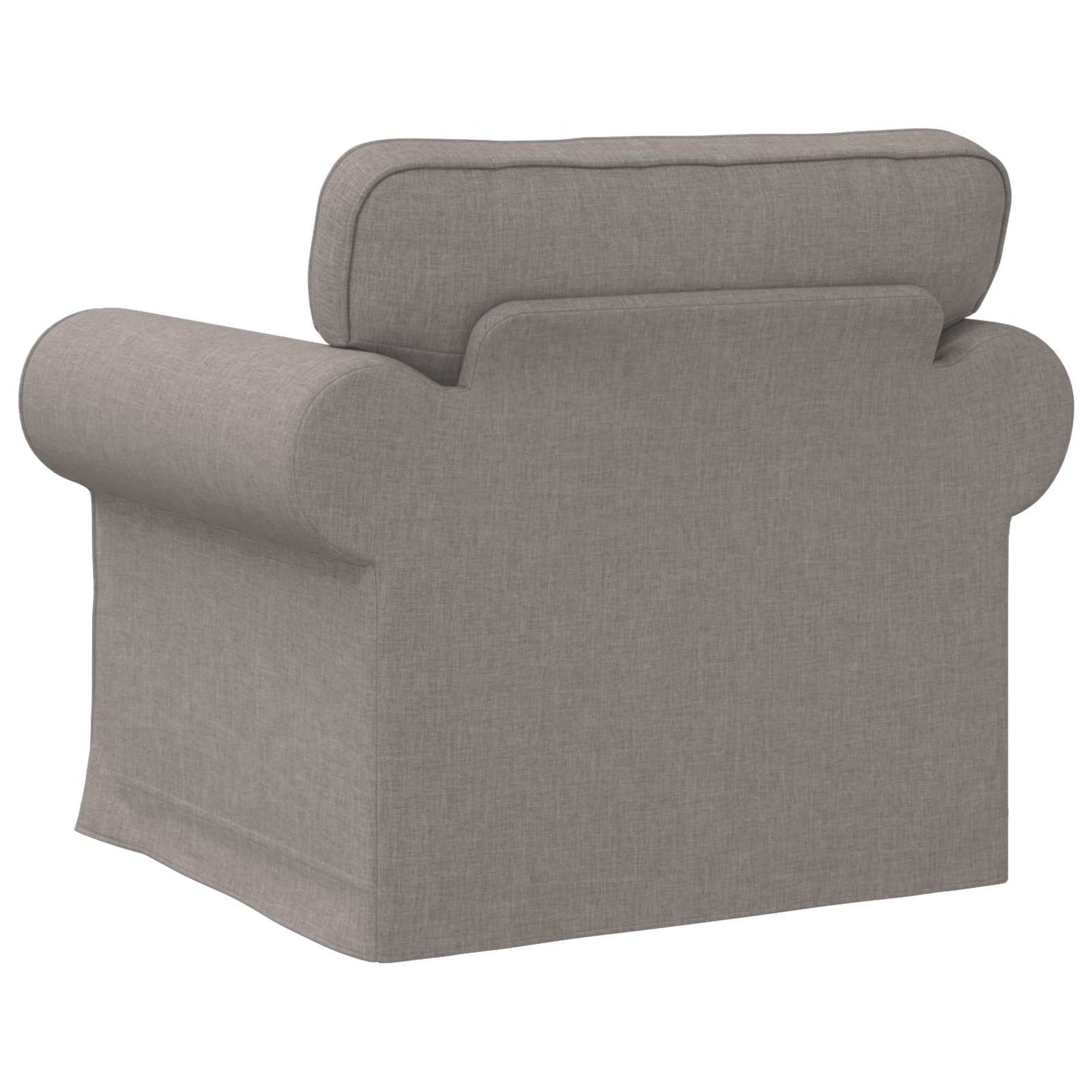 Sofa Taupe 215 x 82 x 80 cm Stoff