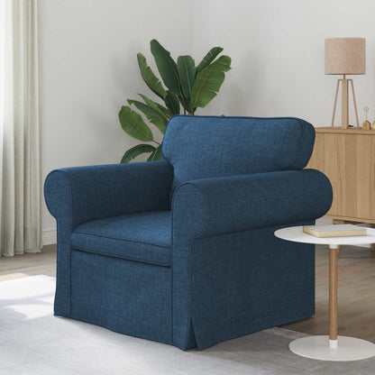 vidaXL Sofa Blau 215 x 82 x 80 cm Stoff