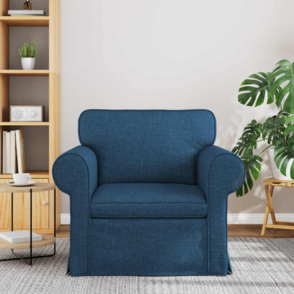vidaXL Sofa Blau 215 x 82 x 80 cm Stoff