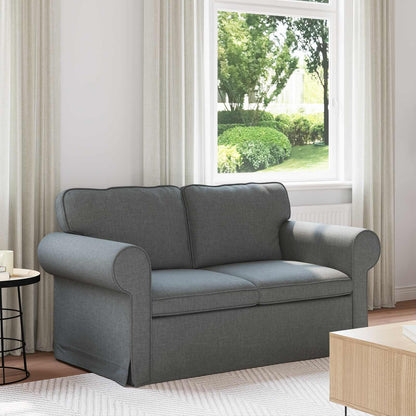 vidaXL Sofa Dunkelgrau 215 x 82 x 80 cm Stoff