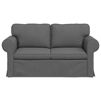 vidaXL Sofa Dunkelgrau 215 x 82 x 80 cm Stoff