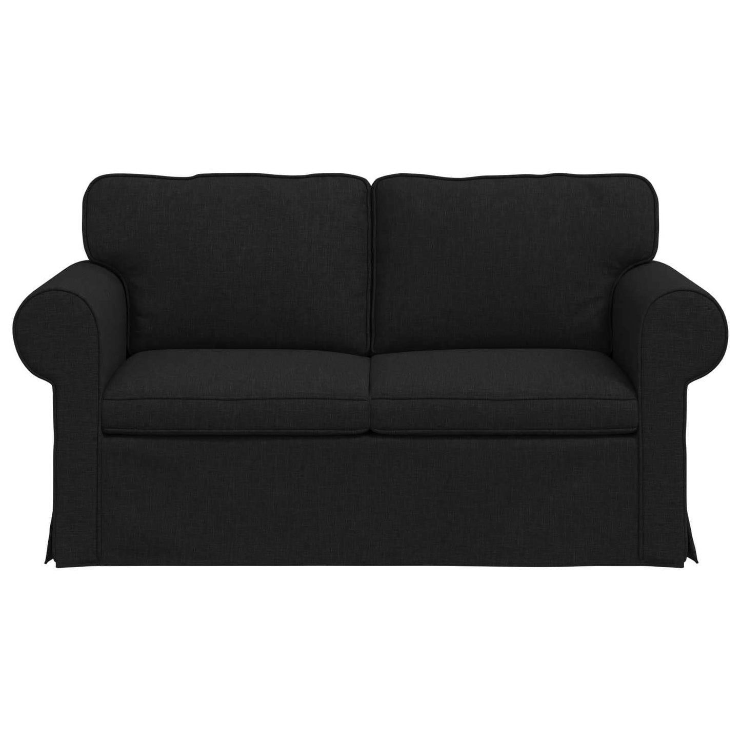 vidaXL Sofa Schwarz 215 x 82 x 80 cm Stoff