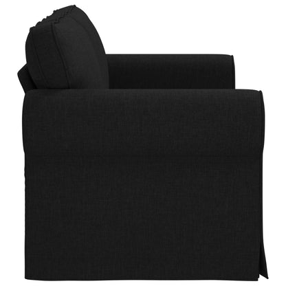 vidaXL Sofa Schwarz 215 x 82 x 80 cm Stoff