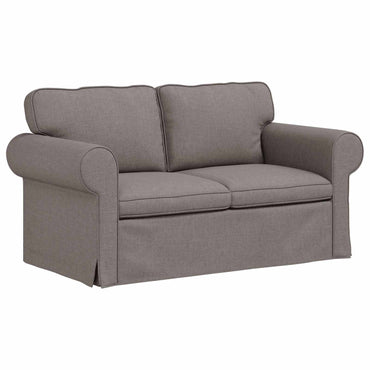 vidaXL Sofa Taupe 215 x 82 x 80 cm Stoff