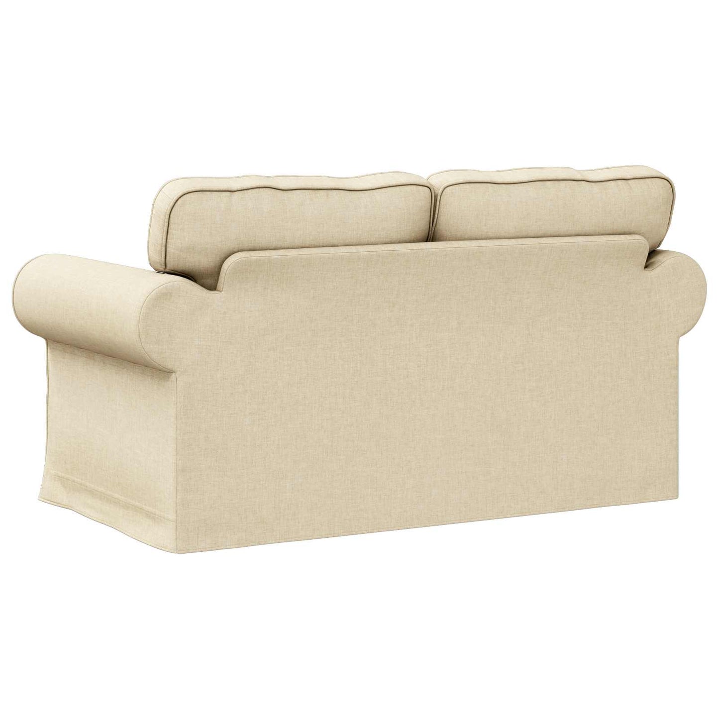 vidaXL Sofa Creme 215 x 82 x 80 cm Stoff