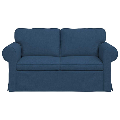 vidaXL Sofa Blau 215 x 82 x 80 cm Stoff