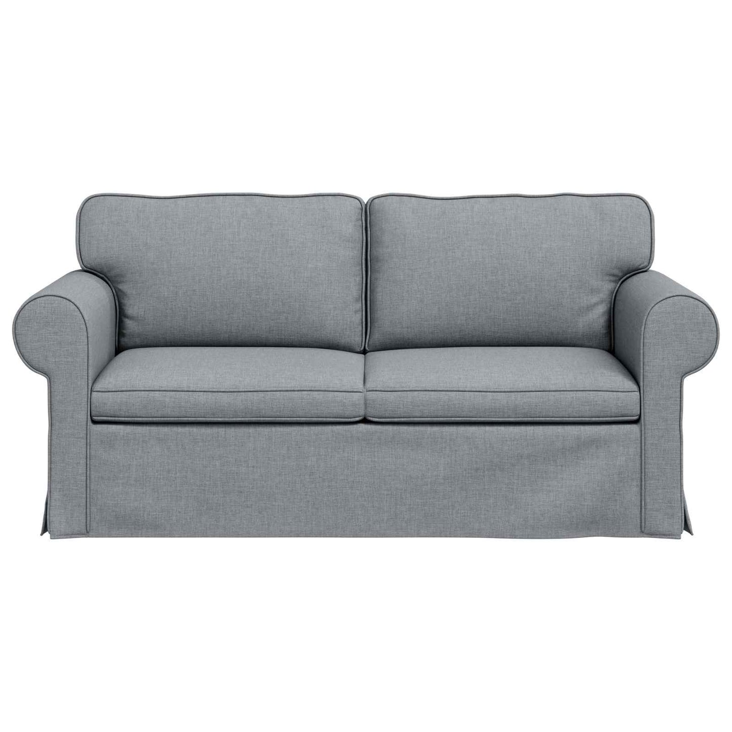 Sofa Hellgrau 175 x 82 x 80 cm Stoff