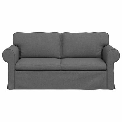vidaXL Sofa Dunkelgrau 215 x 82 x 80 cm Stoff